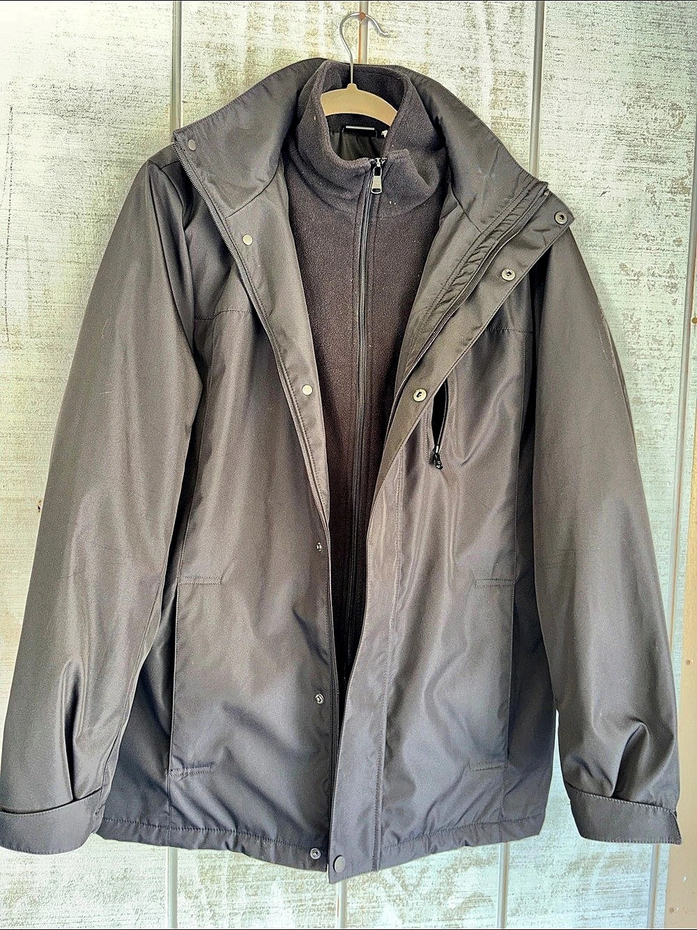 Calvin Klein Men's 3-in-1 Systems Jacket Gray